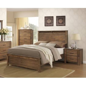 Progressive Furniture Brayden Brown 2pc Bedroom Set with Queen Bed