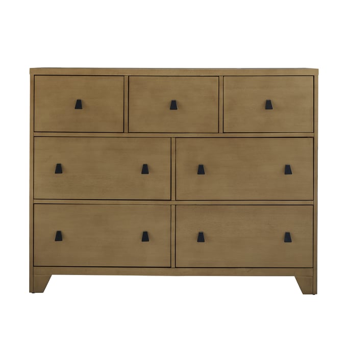 Progressive Furniture Hayden Light Gold 7 Drawer Double Dresser PRG-B115-24