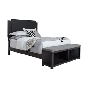 Progressive Furniture Foxfire Black King Bed