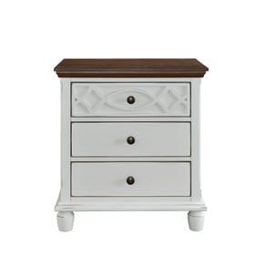 Progressive Furniture Granada White Nightstand