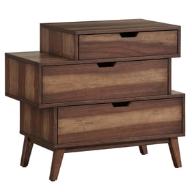 Progressive Furniture Bungalow Brown 3 Drawer Nightstand