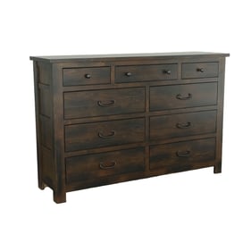 Progressive Furniture Woodbury Brown 9 Drawers Dresser