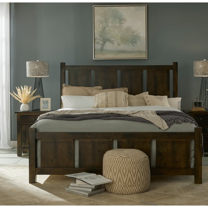 Progressive Furniture Woodbury Brown 2pc Bedroom Set with King Bed PRG-B636-BR-S2