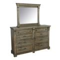 8-Drawer Dresser & Mirror