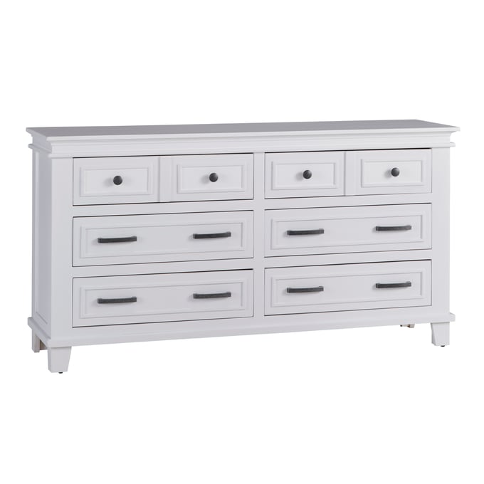 Progressive Furniture Pavilion White Drawer Dresser PRG-B706-21