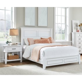 Progressive Furniture Pavilion White 4pc Bedroom Set with Queen Bed