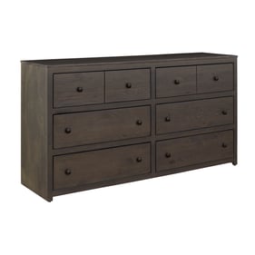 Progressive Furniture Champion Brown 6 Drawers Dresser