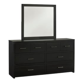 Progressive Furniture Warrior Black Dresser And Mirror