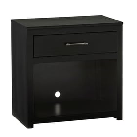 Progressive Furniture Warrior Black 1 Drawer Nightstand