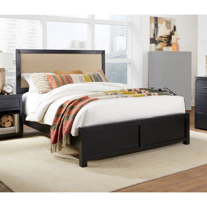 Progressive Furniture Warrior Black King Bed PRG-B713-94-95-78