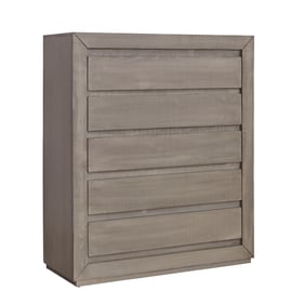 Progressive Furniture Palisades Gray Beige 5 Drawers Chest