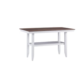 Progressive Furniture Adeline Brown White Counter Table