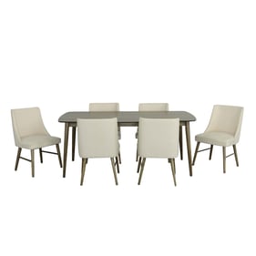 Progressive Furniture Noda Brown 7pc Dining Room Set