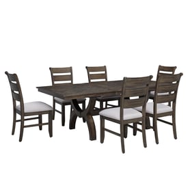 Progressive Furniture Houston Brown 7pc Dining Room Set