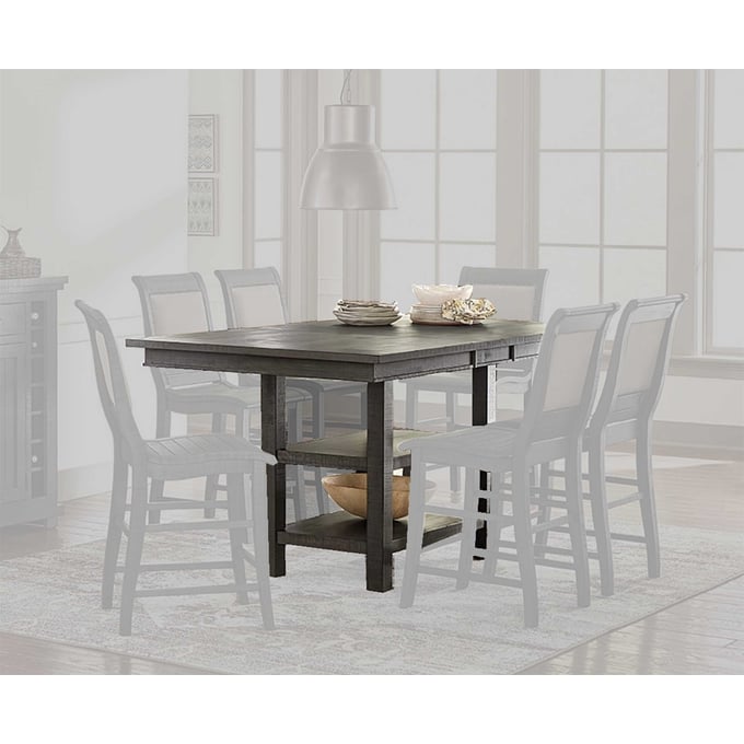 Progressive Furniture Willow Gray Counter Table PRG-D801-12B-12T