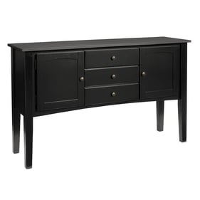 Progressive Furniture Salem Black Large Server