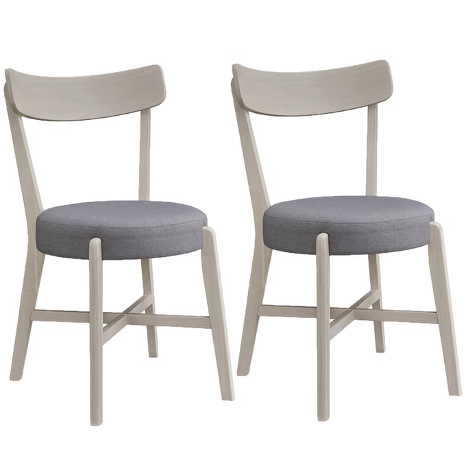 2 Progressive Furniture Hopper Cream Dining Chairs PRG-D820-61F