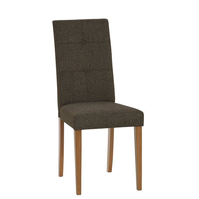 2 Progressive Furniture Arcade Brown Tufted Dining Chairs PRG-D829-62