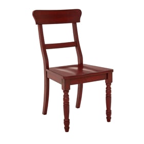 2 Progressive Furniture Savannah Court Red Dining Chairs