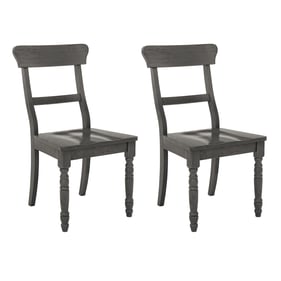 2 Progressive Furniture Savannah Court Gray Dining Chairs