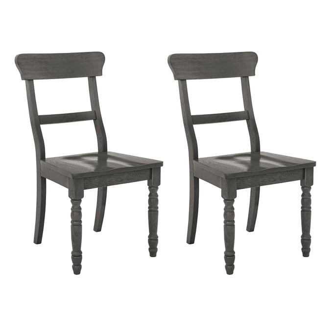 2 Progressive Furniture Savannah Court Gray Dining Chairs PRG-D845-61G