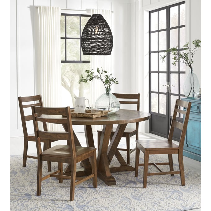 Progressive Furniture Wilder Brown 5pc Dining Room Set PRG-D857-13-DR-S1