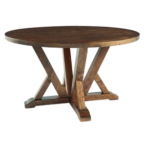 Progressive Furniture Wilder Brown Round Dining Table