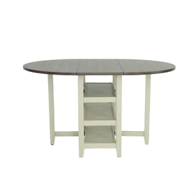 Progressive Furniture Oakwood Village Brown Off White Counter Table