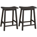 Wood Counter Stool, Set of 2