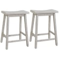 Wood Counter Stool, Set of 2