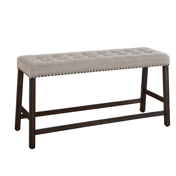 Progressive Furniture Harmony Cove Brown Ivory Counter Bench PRG-D866-69D