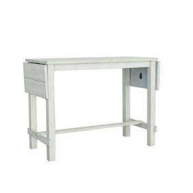 Progressive Furniture Holiday White Drop Leaf Counter Table