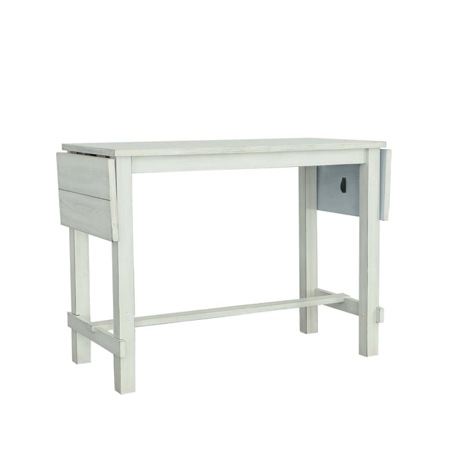 Progressive Furniture Holiday White Drop Leaf Counter Table PRG-D873-12