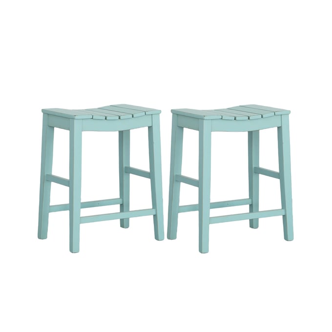 2 Progressive Furniture Holiday Blue Counter Stools PRG-D873-64C