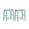 Cyan Blue Counter Stool -2/CTN