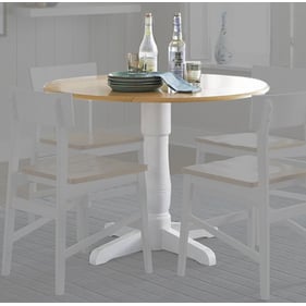 Progressive Furniture Christy White Round Dining Table