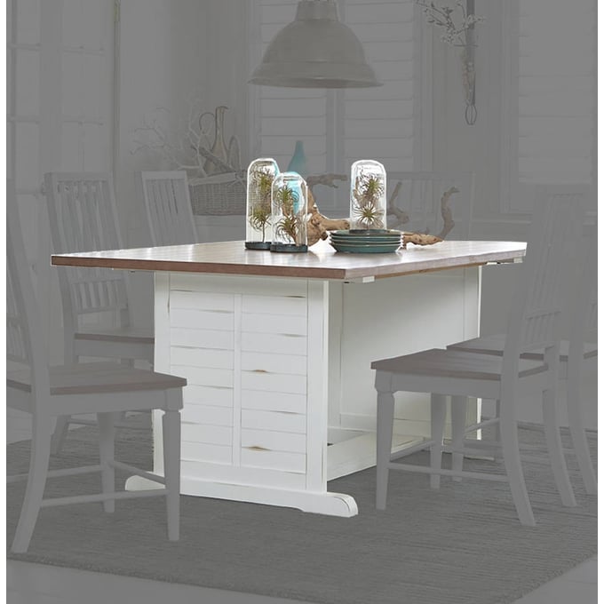 Progressive Furniture Shutters White Dining Table PRG-D884-10