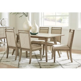 Progressive Furniture Beck Tan 7pc Dining Room Set