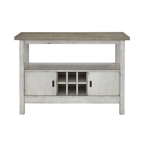 Progressive Furniture MT Pleasant White Gray Server