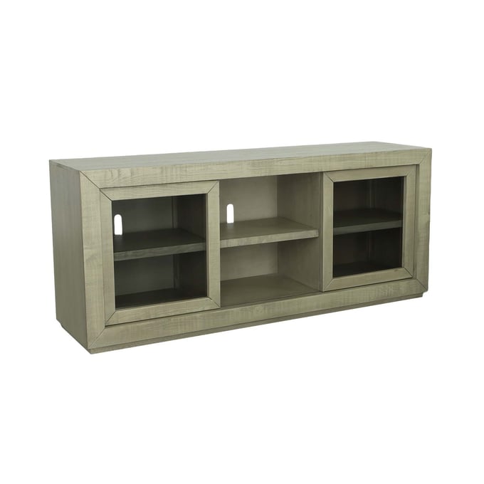 Progressive Furniture Palisades Gray Beige 74 Inch TV Console PRG-E718-74