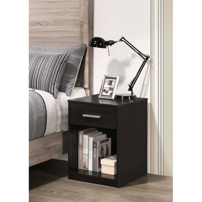 Progressive Furniture Cessna Brown Drawer Nightstand PRG-I200-43