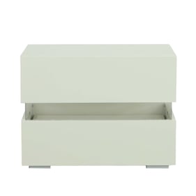 Progressive Furniture Dreamy White Led Light Nightstand