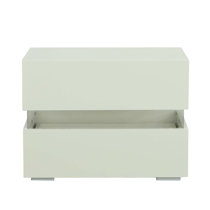 Progressive Furniture Dreamy White Led Light Nightstand PRG-I201-43