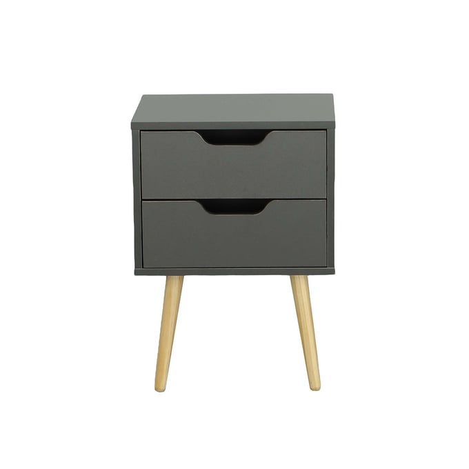 Progressive Furniture Dreamy Gray 2 Drawer Nightstand PRG-I201-45