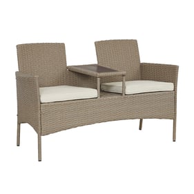 Progressive Furniture Tiki Tan Outdoor Loveseat