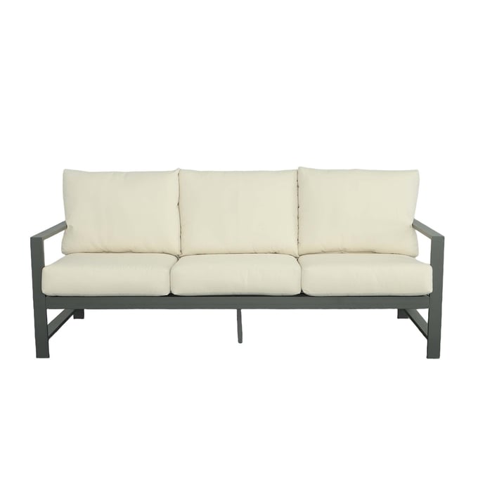 Progressive Furniture Edgewater Gray Beige Outdoor Sofa PRG-I732-SF-CU