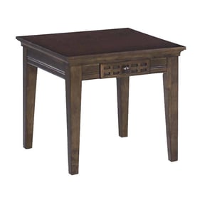 Progressive Furniture Casual Traditions Brown End Table