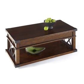 Progressive Furniture Landmark Brown Castered Cocktail Table