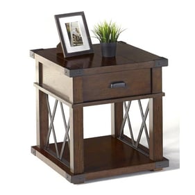 Progressive Furniture Landmark Brown End Table