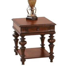 Progressive Furniture Mountain Manor Brown End Table